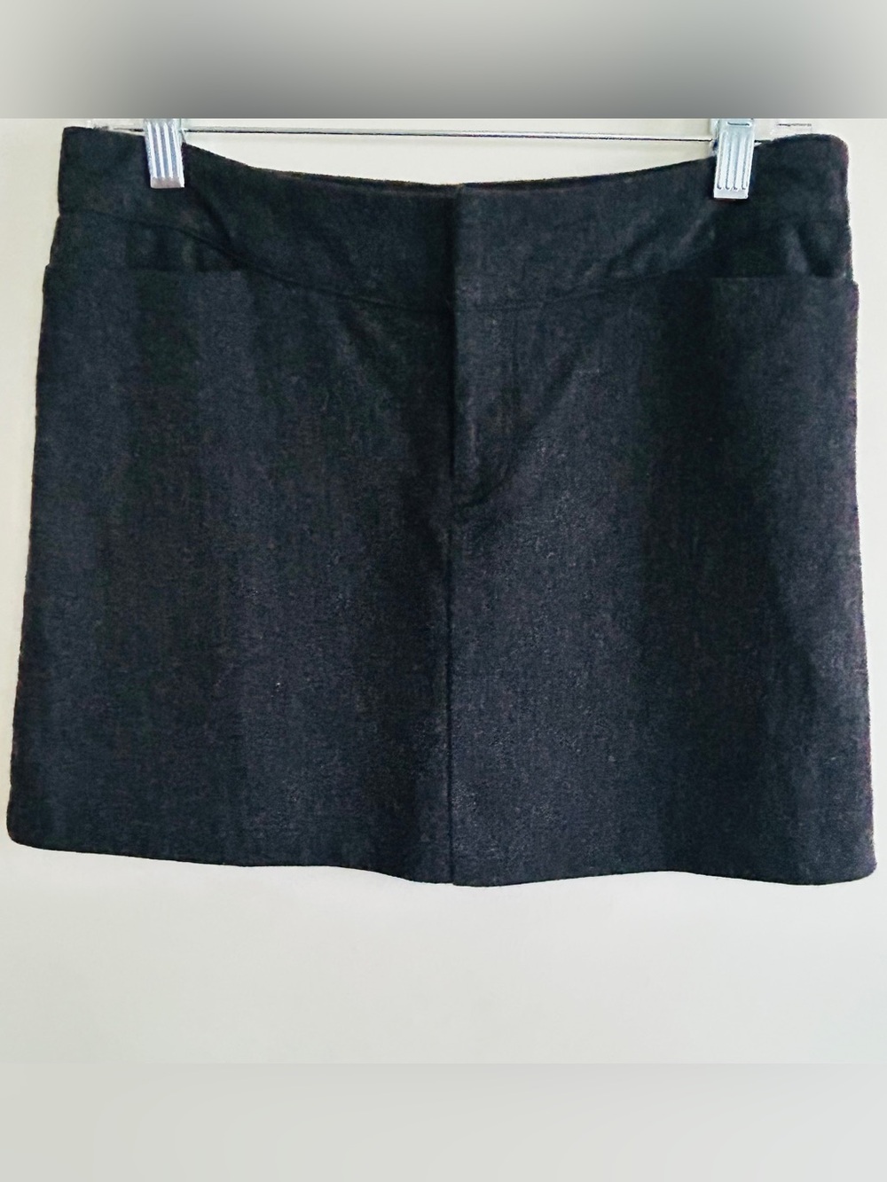 American Eagle Outfitters Dark Gray Wool-Blend Skirt